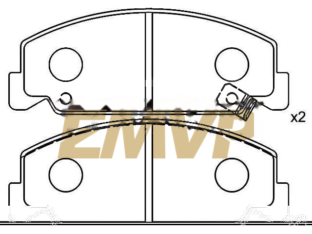 TY6185 Brake Pad Set