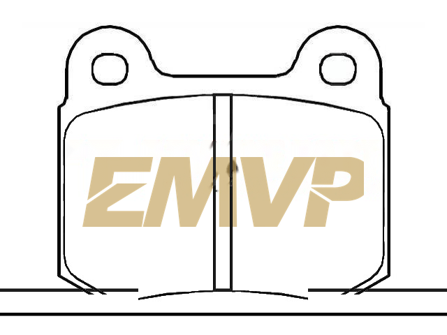 TY4325 Brake Pad Set
