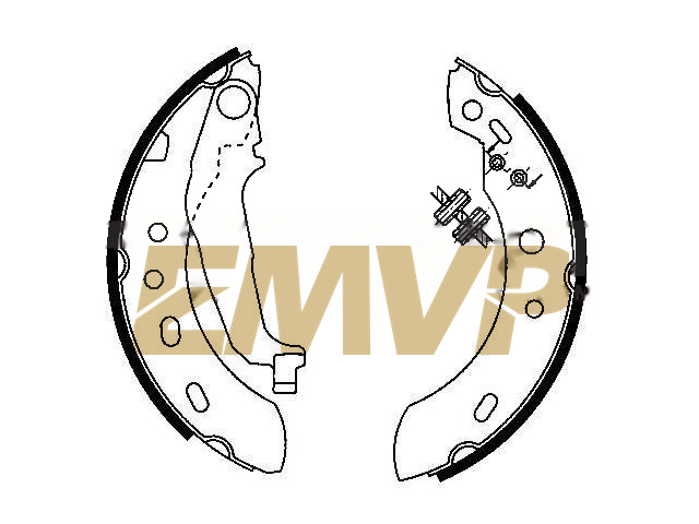 TY5392 Brake Shoe Set
