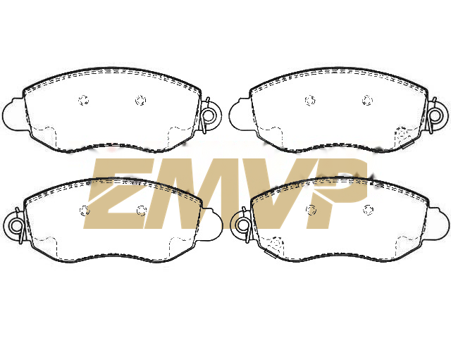 TY0297 Brake Pad Set