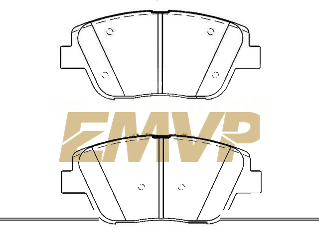 TY7690 Brake Pad Set