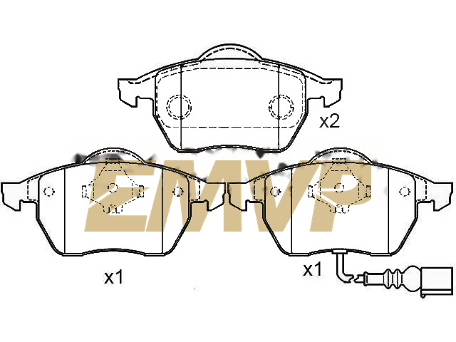 TY4838 Brake Pad Set