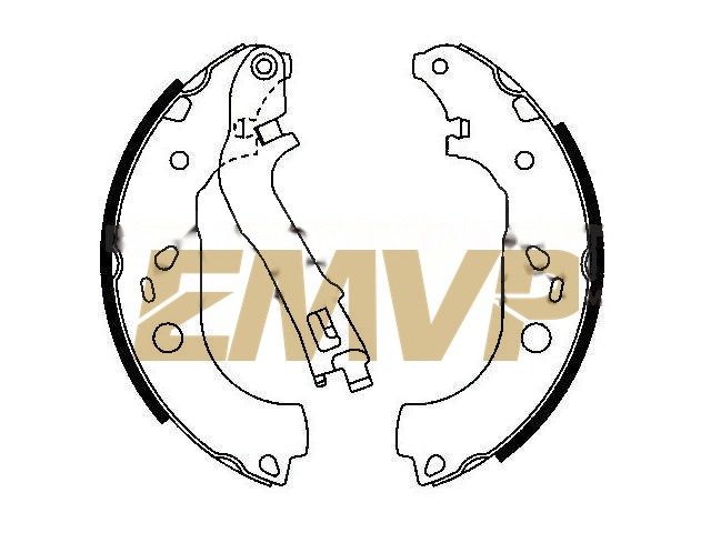 TY3210 Brake Shoe Set