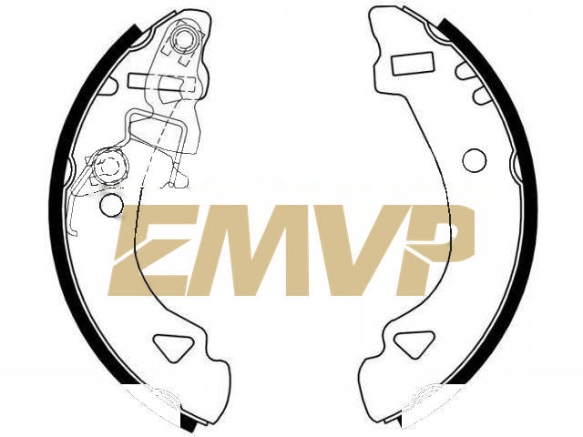 TY2049 Brake Shoe Set