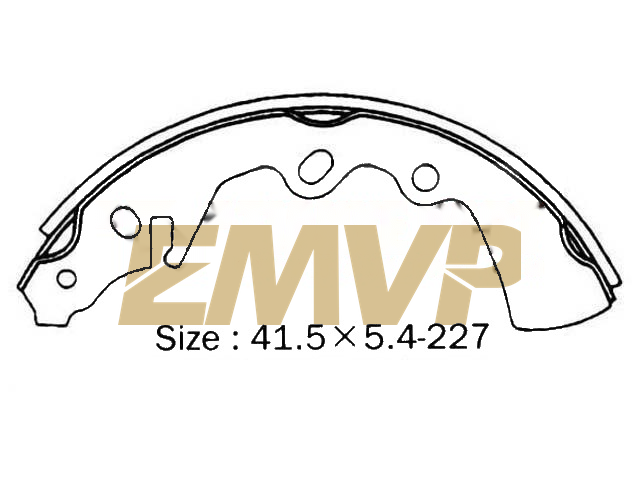TY8205 Brake Shoe Set