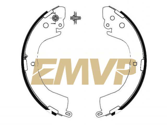 TY3825 Brake Shoe Set