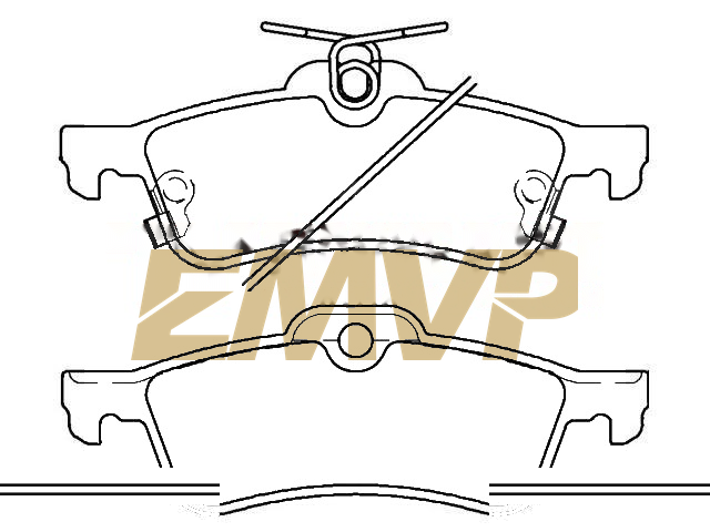 TY4864 Brake Pad Set