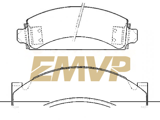 TY6162 Brake Pad Set
