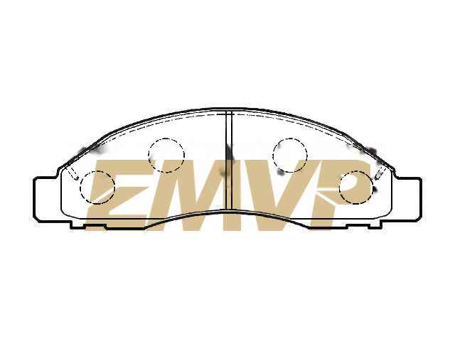 TY7562 Brake Pad Set