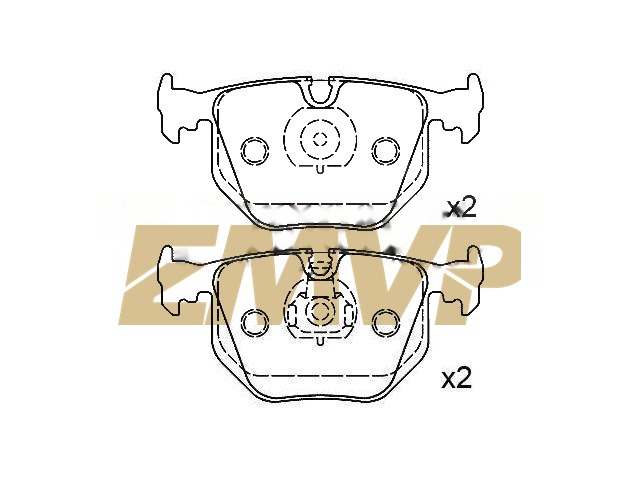 TY4770 Brake Pad Set