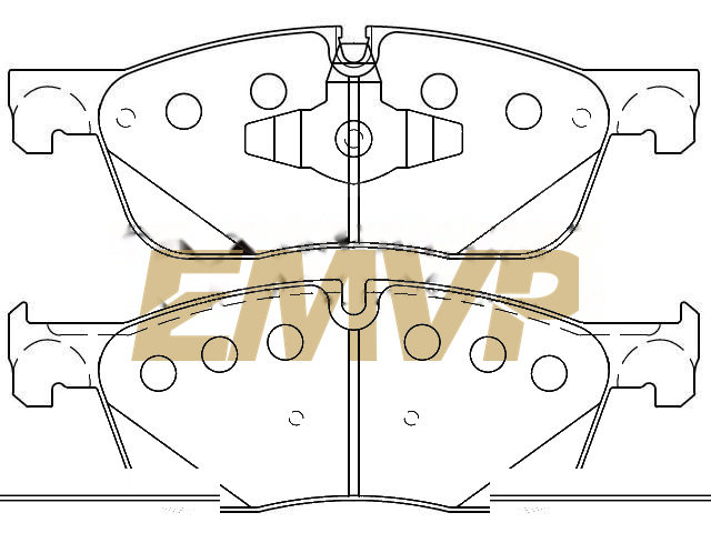 TY5798 Brake Pad Set