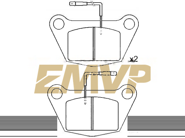 TY7399 Brake Pad Set