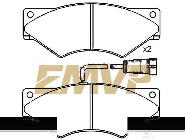 TY2603 Brake Pad Set
