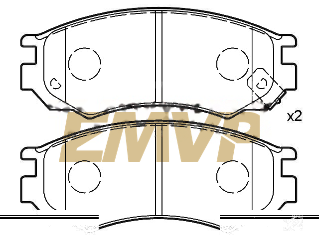 TY1979 Brake Pad Set