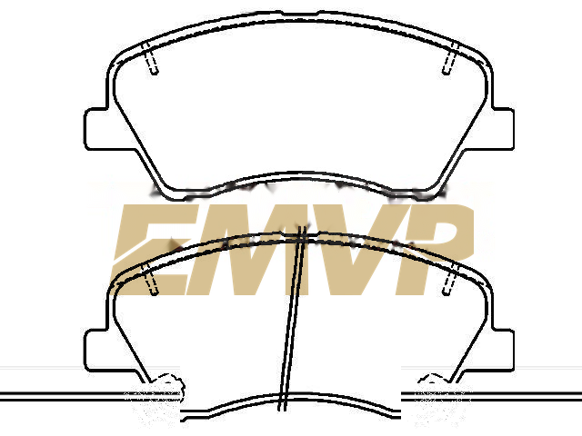 TY3872 Brake Pad Set