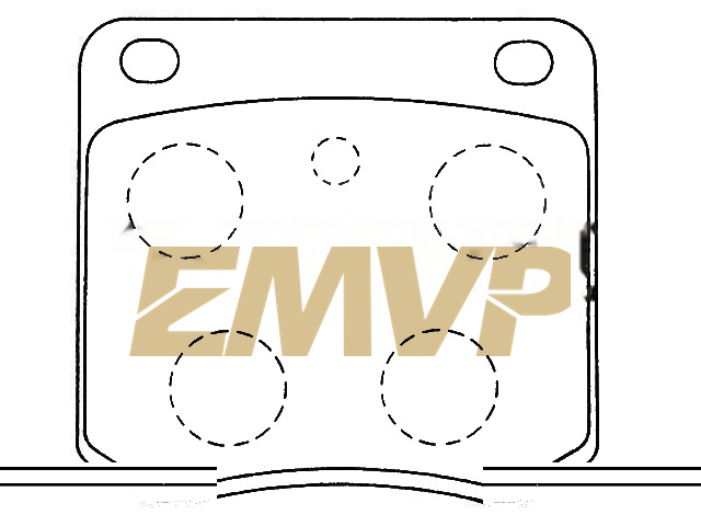 TY6793 Brake Pad Set