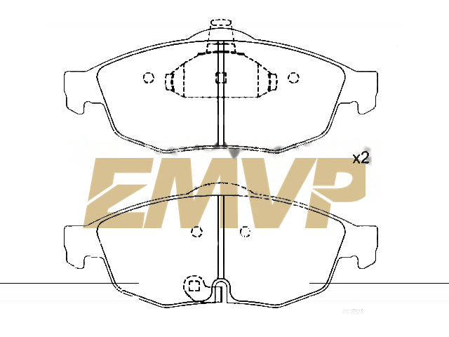 TY4012 Brake Pad Set