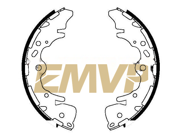 TY5328 Brake Shoe Set