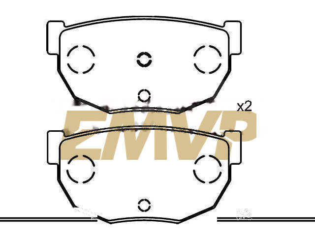 TY4042 Brake Pad Set