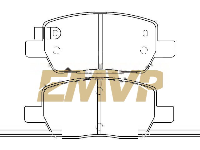 TY8728 Brake Pad Set