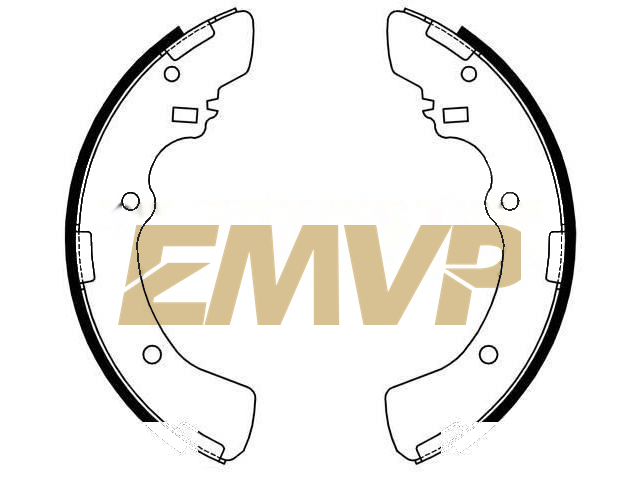TY4038 Brake Shoe Set