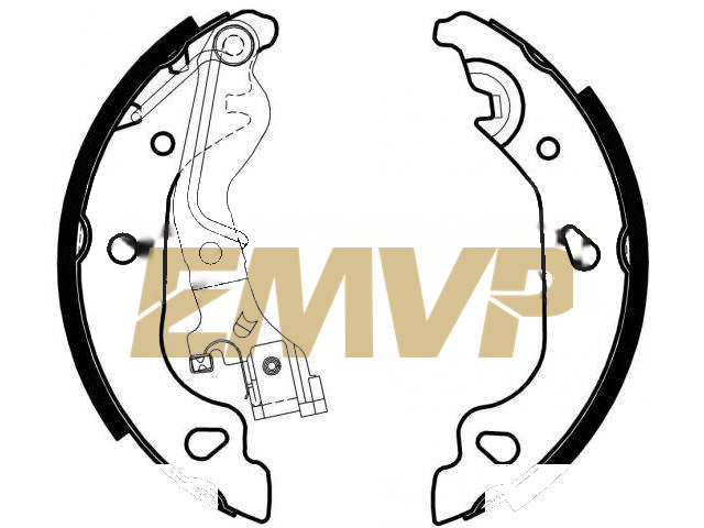 TY4072 Brake Shoe Set