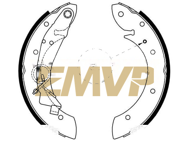 TY9506 Brake Shoe Set
