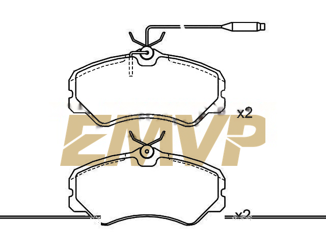 TY3775 Brake Pad Set