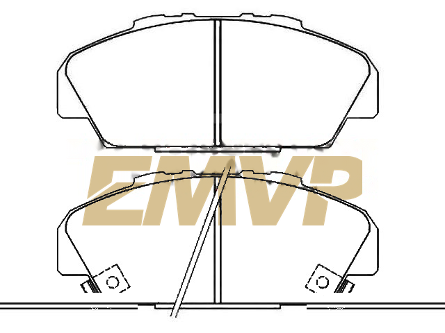 TY7871 Brake Pad Set
