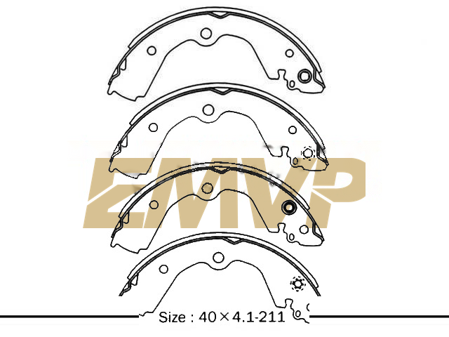 TY3094 Brake Shoe Set