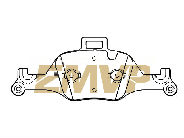 TY6875 Brake Pad Set