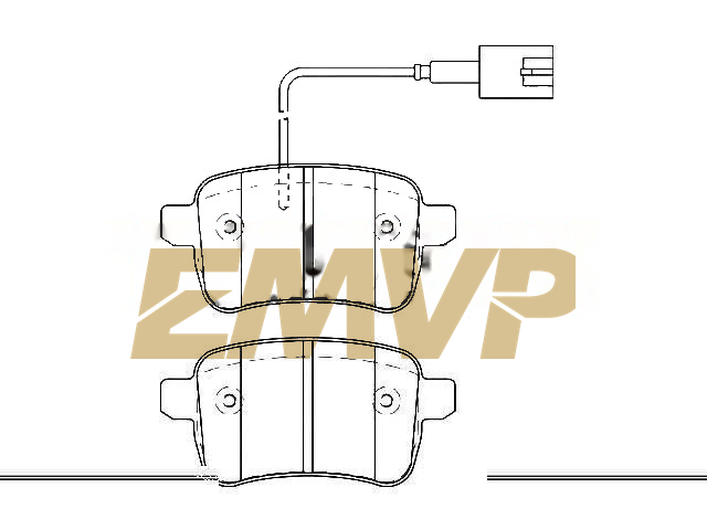 TY9086 Brake Pad Set