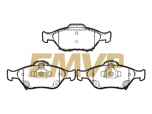 TY1281 Brake Pad Set
