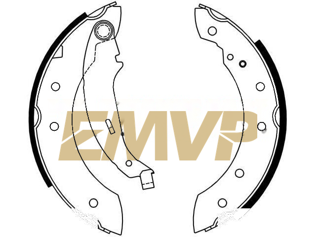 TY4126 Brake Shoe Set