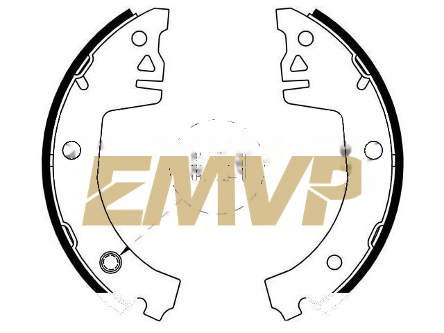 TY0755 Brake Shoe Set