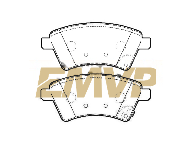 TY0454 Brake Pad Set