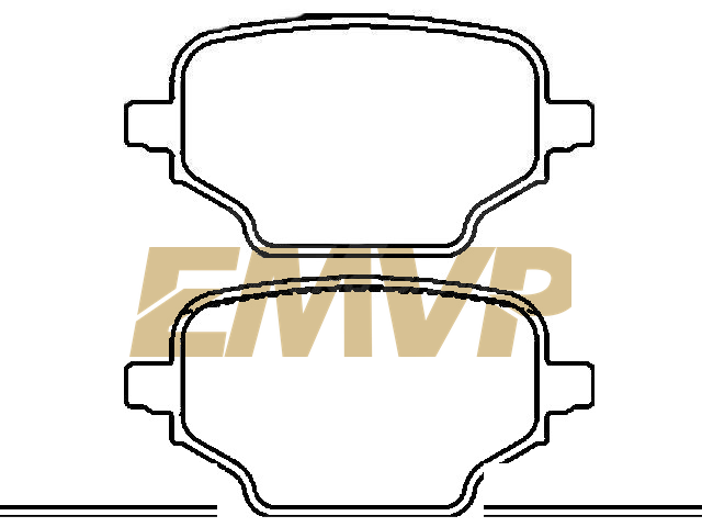 TY2637 Brake Pad Set