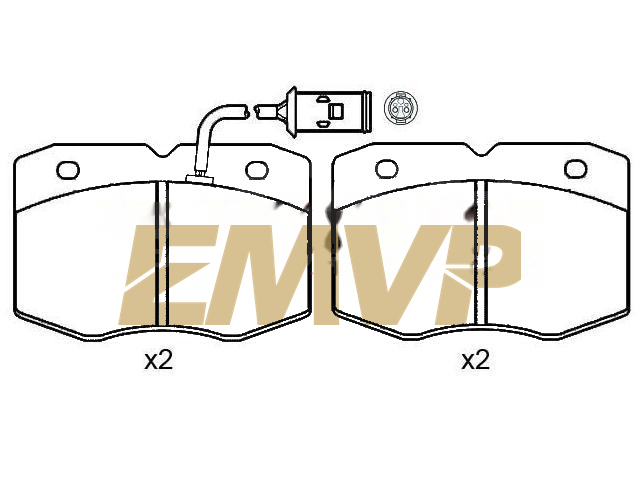 TY6191 Brake Pad Set