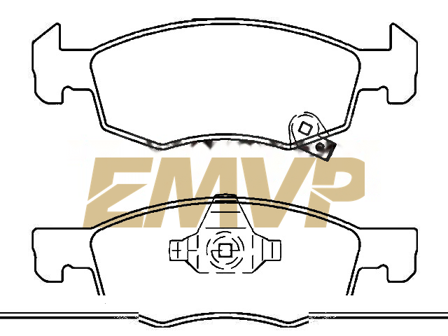 TY8278 Brake Pad Set