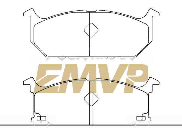 TY1738 Brake Pad Set
