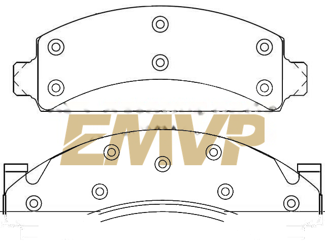 TY9729 Brake Pad Set