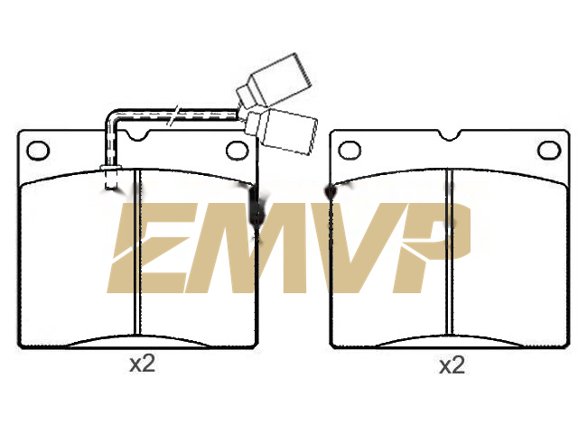 TY8554 Brake Pad Set