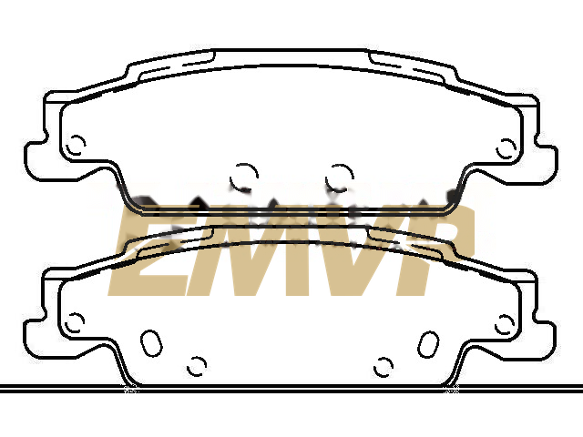 TY1258 Brake Pad Set
