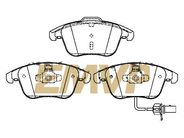 TY5076 Brake Pad Set