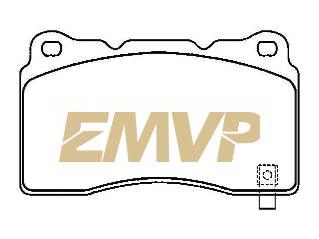 TY6357 Brake Pad Set