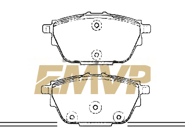 TY6948 Brake Pad Set