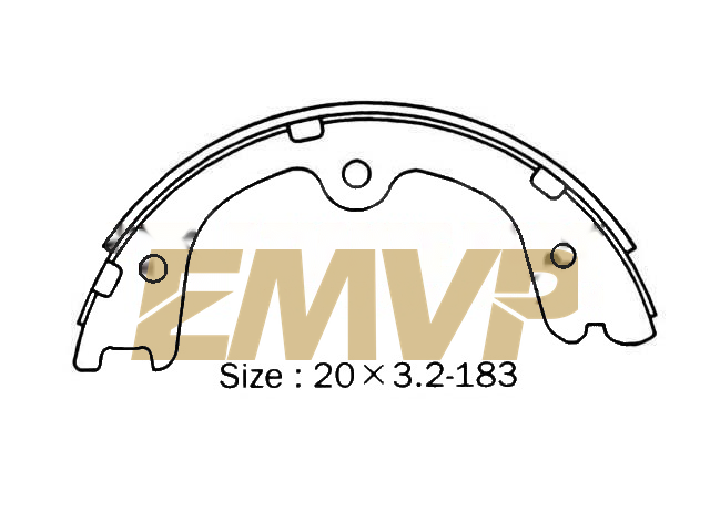 TY1856 Brake Shoe Set