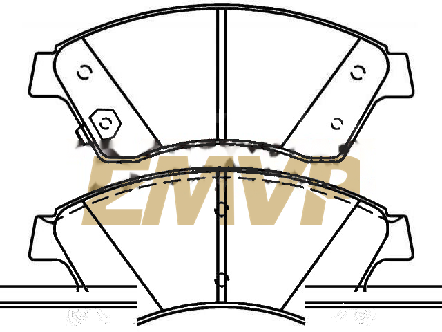 TY2641 Brake Pad Set