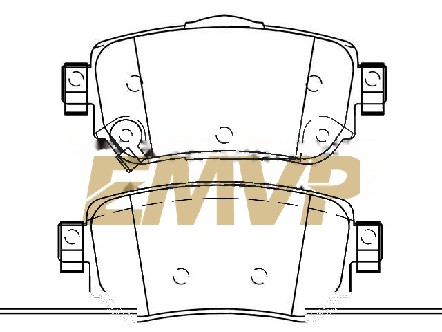 TY1710 Brake Pad Set