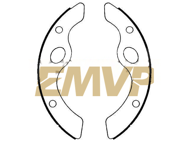 TY7482 Brake Shoe Set